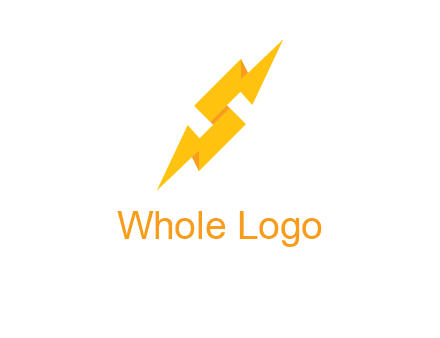 electric bolt in Letter s logo