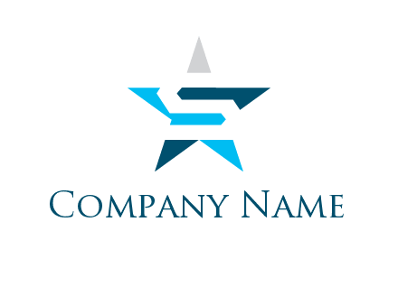 letter s in a star logo