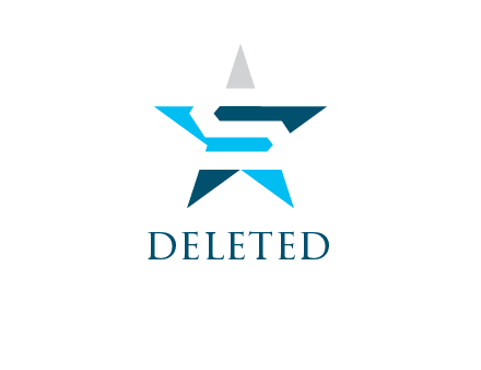 letter s in a star logo