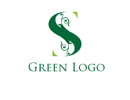 ornamental Letter S logo