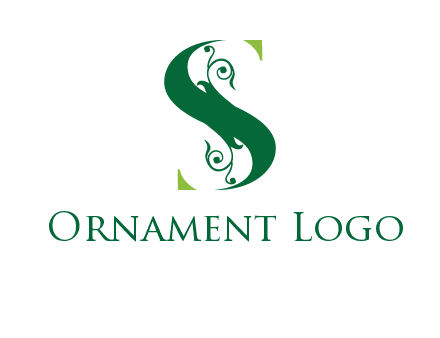 ornamental Letter S logo