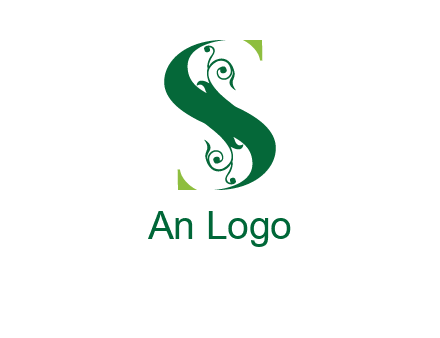 ornamental Letter S logo