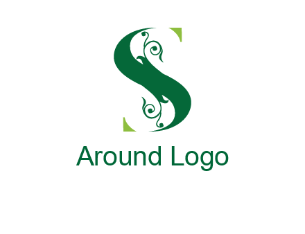 ornamental Letter S logo