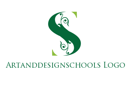 ornamental Letter S logo