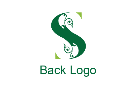 ornamental Letter S logo