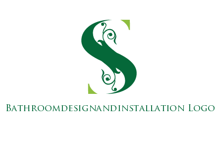 ornamental Letter S logo