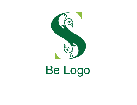 ornamental Letter S logo