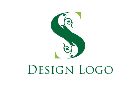 ornamental Letter S logo