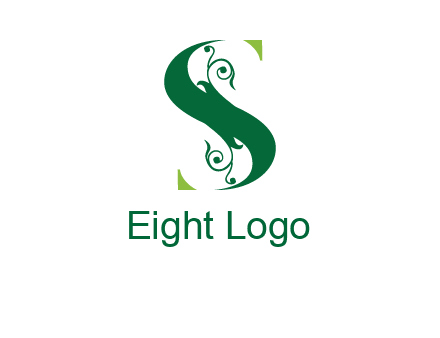 ornamental Letter S logo