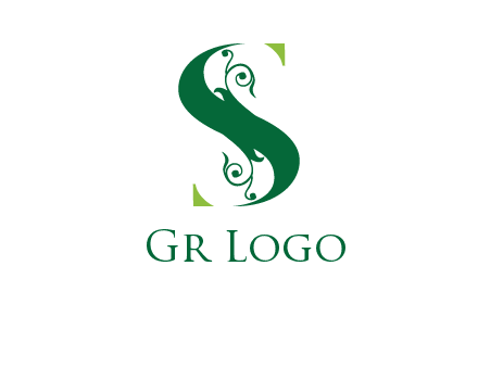 ornamental Letter S logo