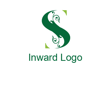 ornamental Letter S logo