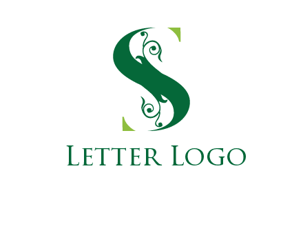 ornamental Letter S logo