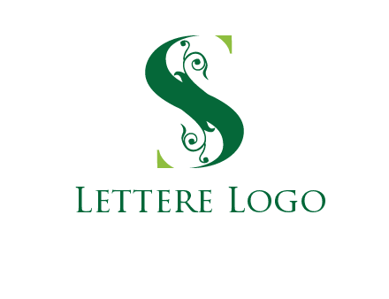 ornamental Letter S logo