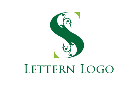 ornamental Letter S logo