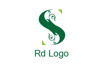 ornamental Letter S logo