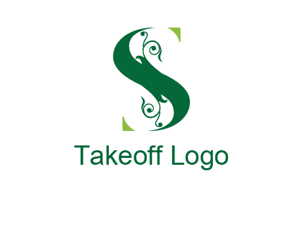 ornamental Letter S logo