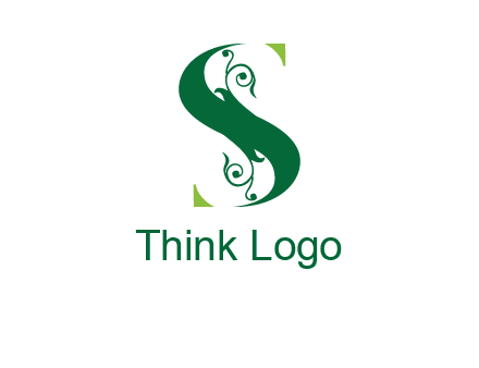 ornamental Letter S logo