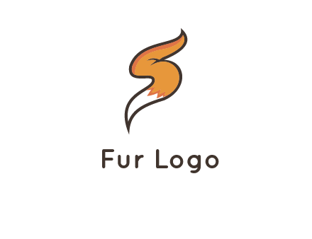 letter S fox tail logo