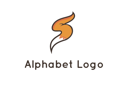 letter S fox tail logo