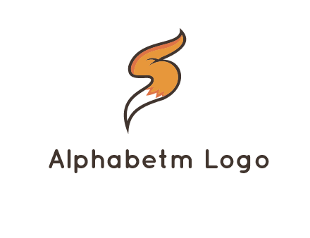 letter S fox tail logo