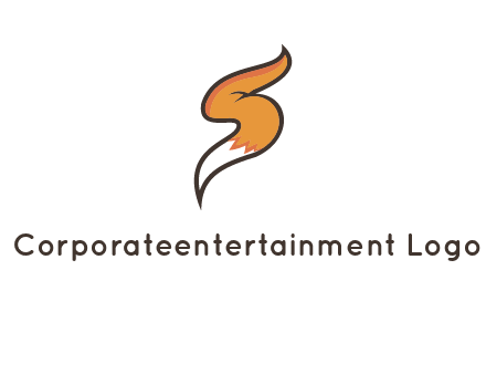 letter S fox tail logo