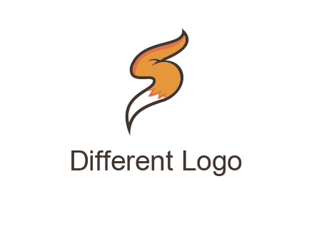 letter S fox tail logo