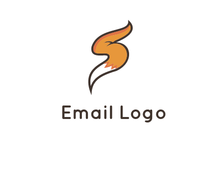 letter S fox tail logo