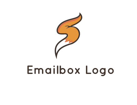 letter S fox tail logo