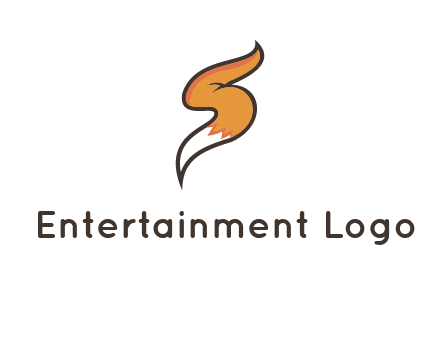 letter S fox tail logo