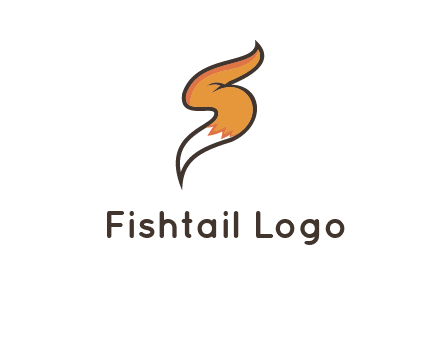letter S fox tail logo