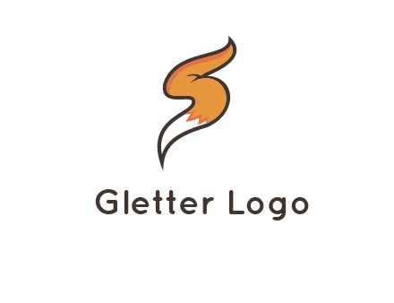 letter S fox tail logo
