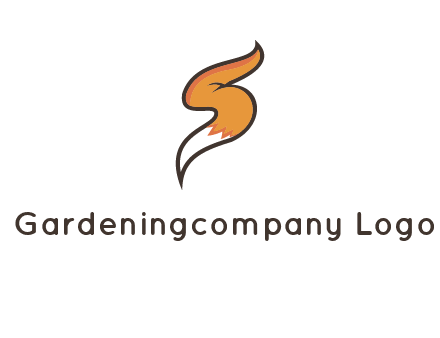 letter S fox tail logo