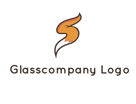 letter S fox tail logo