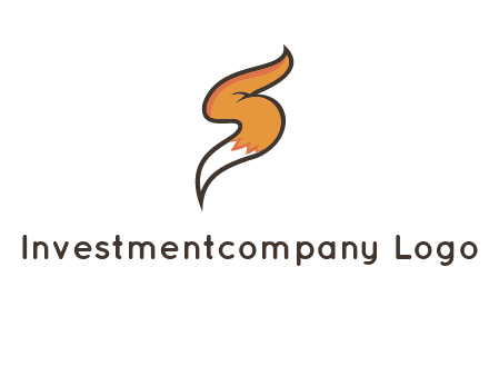 letter S fox tail logo