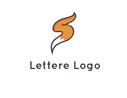 letter S fox tail logo