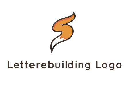 letter S fox tail logo