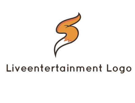 letter S fox tail logo