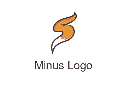 letter S fox tail logo