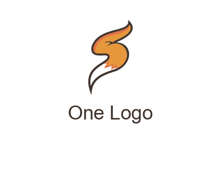letter S fox tail logo