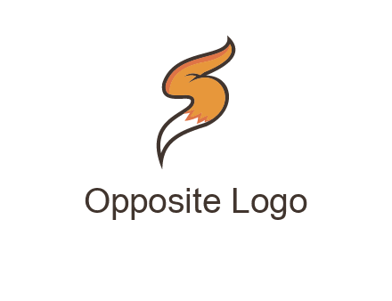 letter S fox tail logo