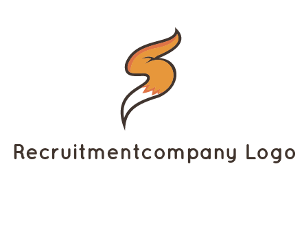 letter S fox tail logo