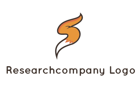letter S fox tail logo