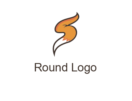 letter S fox tail logo