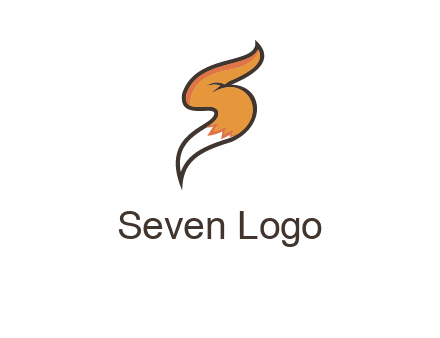 letter S fox tail logo