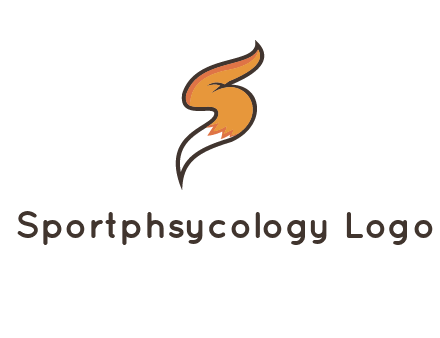 letter S fox tail logo