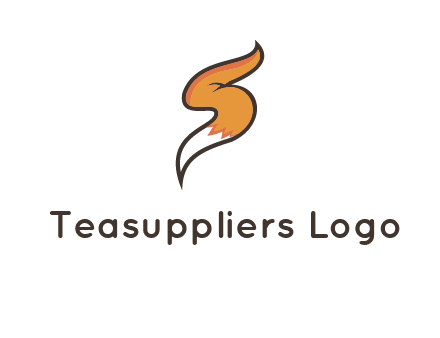 letter S fox tail logo