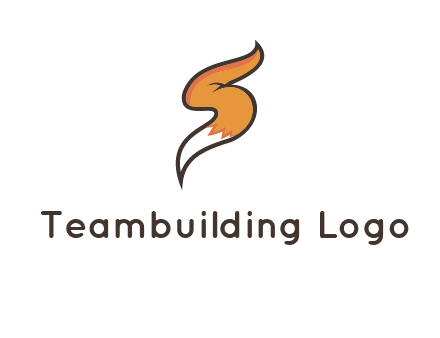 letter S fox tail logo