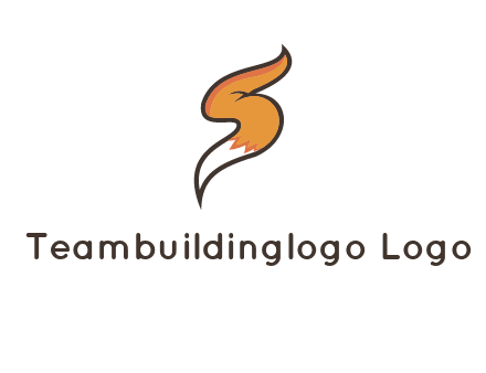 letter S fox tail logo