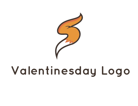 letter S fox tail logo