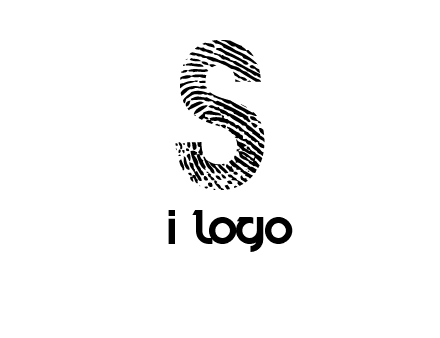 fingerprint letter s logo